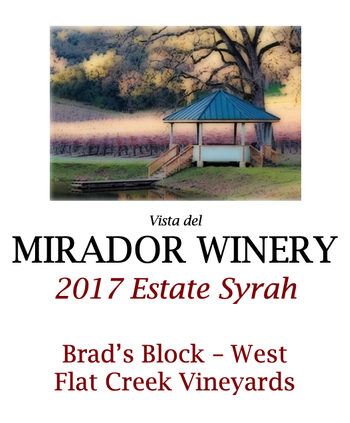 2017 Syrah Brad's Block West