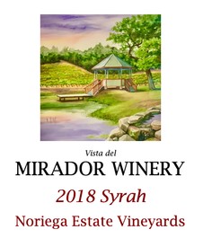 2018 Syrah Noriega Estate Vineyards